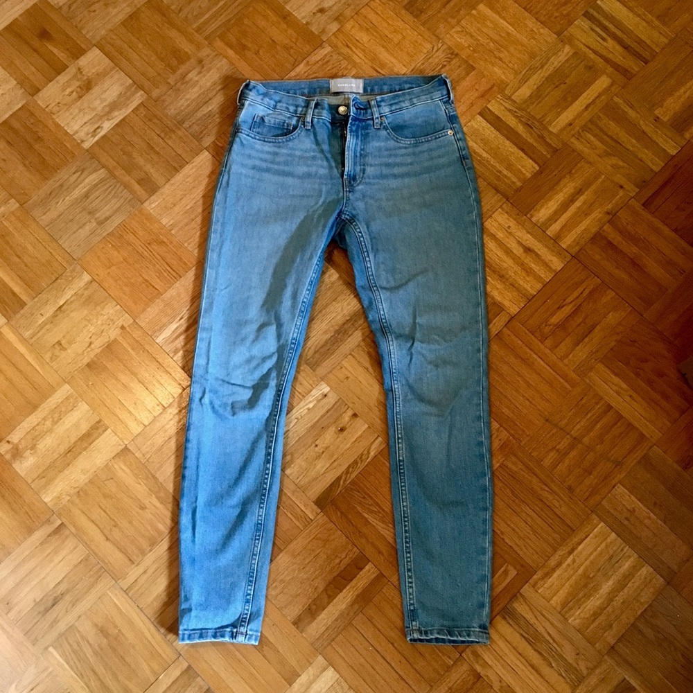 Everlane mid-rise jeans, 27 regular